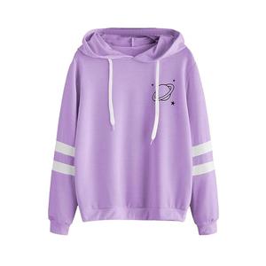 Sweat-shirts à capuche en molleton imprimés surdimensionnés et respirants pour femmes, à manches longues, avec poches, nouveau style, motif sur le devant, pour l'hiver et l'automne - Product Image 5
