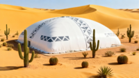 Dôme gonflable à membrane autoportante de haute qualité, moderne, toutes saisons, pour stades sportifs, terrains de tennis, résistant au feu
