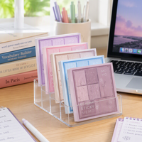 Blocs-notes adhésifs portables en gros pour étudiants, notes de cours, bandes mémo, fournitures de bureau, blocs-notes autocollants colorés