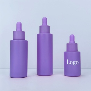 En Stock: Botella de Vidrio Cosmética Multicolor de 30 ml con Hombro Plano y Gotero, Envase para Cuidado de la Piel, Botella Personalizada para Aceites Esenciales - Product Image 1