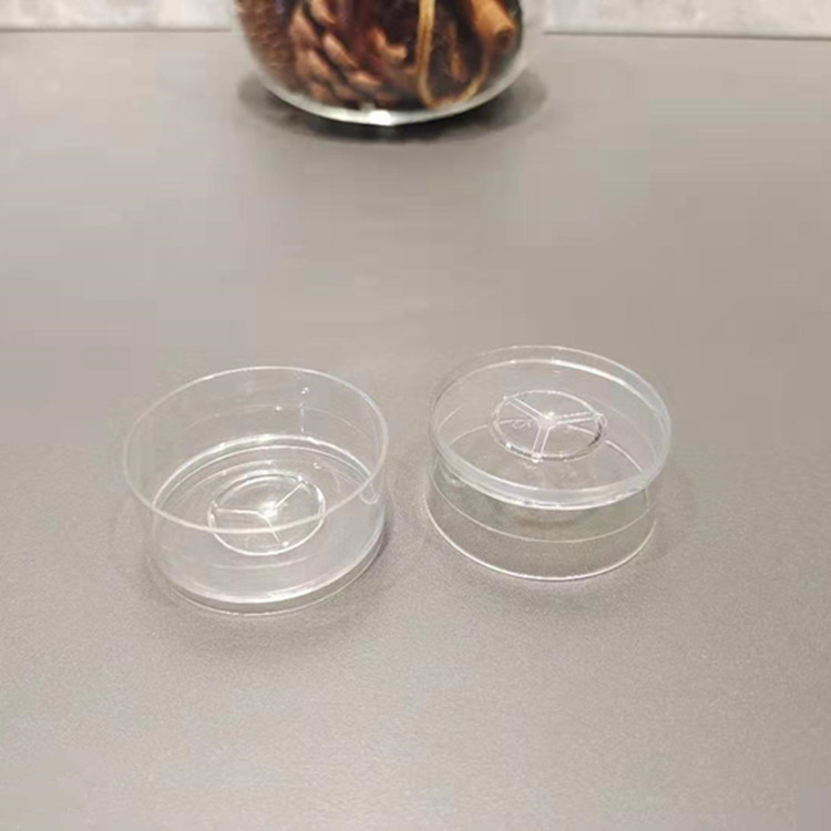 Factory Direct Sales Home Decorative Plastic Round Candle Jars