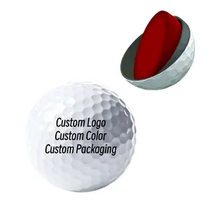 Großhandel USGA Standard 3-teiliger Urethan-Golfball Hochwertige Turnier bälle Benutzer definierte Golfbälle für den Golfplatz gebrauch