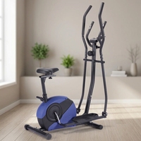 Vélo elliptique magnétique portable pour la maison avec selle de vélo et résistance réglable