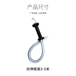 نابض توتر خاص لتركيب العازلات وسياج المراعي، نابض توتر من الفولاذ المقاوم للصدأ للأبواب بطول 3-5 أمتار - Product Image 2