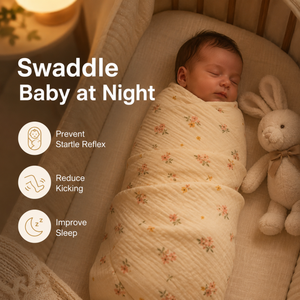 Custom Digital Printing Organic Cotton Muslin <strong>Toddler</strong> Infant Blankets Double Layer Soft Baby Swaddle for Kids' <strong>Bedding</strong> - Product Image 5