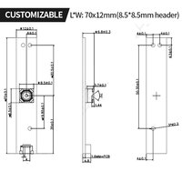 IMX258 4K 11MP P2P Mini Cámara Autofocus Detección de movimiento Pequeño Módulo de grabadora de cámara DIY
