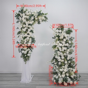 DKB Handmade Artificial Silk <b>Flowers</b> Wedding Rose Greenery Arrangement-Factory Wholesale High Simulation Long Lasting Decoration - Product Image 2