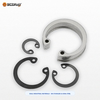 Internal E Clip Circlips Bore Retaining Rings Snap Rings DIN 472 50Mn 65Mn Spring Steel Stainless Steel 3mm-150mm Metric Circlip