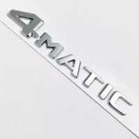 Emblème 3D en ABS pour voiture, lettres 4MATIC, Mercedes W203/W204/W205/W206/W176/W177/W246/W212/W213/X156/X253/C/E/GLA, accessoires 1 an