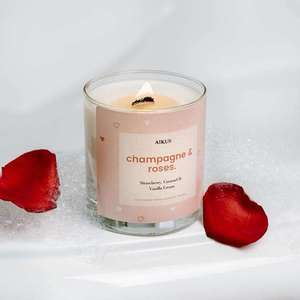 AIKUN Fashion Red Glass Container Long Burning Scented <b>Candle</b> Aromatherapy <b>Candle</b> For Home Decor Wholesale - Product Image 6