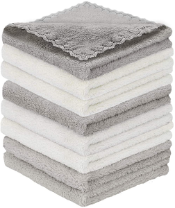 Asciugamani da Bagno in Microfibra all'Ingrosso, Spessi, con Bordi Ricamati, <span class=keywords><strong>Extra</strong></span> Grandi, Morbidi, Assorbenti e ad Asciugatura Rapida - Product Image 3