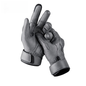 Accessoires pour moto, gants de moto en cuir de chèvre coupe-vent et imperméables - Unisexe - Product Image 4