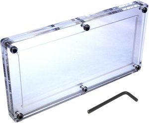 Acryl Single Us Bank Notitie <span class=keywords><strong>Frame</strong></span> Plastic Geld Houder Valuta <span class=keywords><strong>Display</strong></span> Dollar Bill Slab Case - Product Image 2