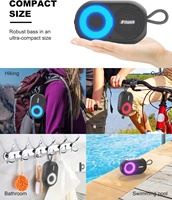 Inwa RGB taşınabilir bluetooth hoparlör kablosuz açık küçük su geçirmez hoparlör Stereo ses ile el ücretsiz çağrı 5W 7H ev için