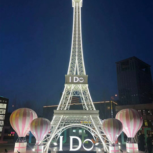 Statua Gigante Personalizzata della Torre <span class=keywords><strong>Eiffel</strong></span> in Metallo per Esterni/Modello in Ferro Grande da 3m-15m per Punti di Riferimento Cittadini e Decorazioni da Giardino - Product Image 6