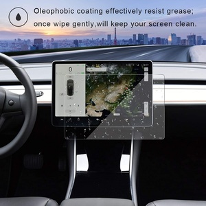 Protector de Pantalla Central para Tesla Model 3 Y, Pantalla Táctil de Control Central, Navegación para Automóvil, Vidrio Templado Antirrayaduras para Model S X - Product Image 5