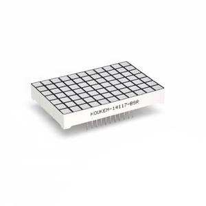 सुपर उज्ज्वल लाल 4.2x4.5 वर्ग 7x11 नेतृत्व डॉट मैट्रिक्स डिस्प्ले hkem-14117-bsr - Product Image 1