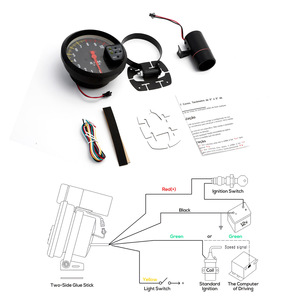 Tacómetro de 5 Pulgadas 11000 RPM Medidor para Coche de Carreras con Pantalla LED para Motor de 1-8 Cilindros Vehículos de 12V Medidor de Tacómetro de Alto Rendimiento - Product Image 5