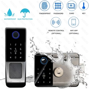 Cerradura Inteligente para Puerta Exterior de Aleación de Aluminio <span class=keywords><strong>Enrique</strong></span>, Impermeable IP65, con Desbloqueo por WiFi, Llave Digital y App Tuya en la Nube - Product Image 2