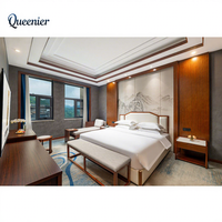 Wyndham haut de gamme 5 étoiles hôtel chambre meubles ensembles de meubles en bois personnalisés hôtel intérieur