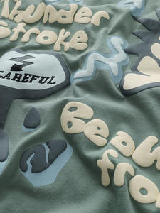 Camiseta de Hombre de Fabricante, Talla Grande, Peso Pesado, 250 g/m², Corte Regular, Personalizada con Etiquetas y Logotipo en 3D - Product Image 2