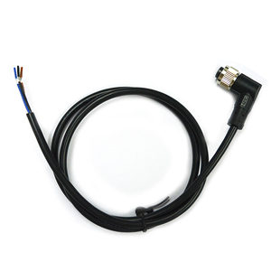 Benutzer definierte wasserdichte Kabel baugruppe IP67 M12 2 <span class=keywords><strong>3</strong></span> 4 5 6 8 12-polige Buchse Kabel leiste Right Angel Plug Geschirmtes Kabel IP67 - Product Image 4