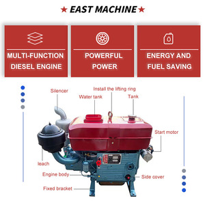 Moteur diesel monocylindre refroidi par eau <span class=keywords><strong>de</strong></span> 8 CV pour tracteur, utilisation agricole - Product Image 5