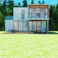 Contenedor Modular prefabricado de lujo, estructura de contenedor para casa, Panel de hormigón ligero, casa en Saint Martin