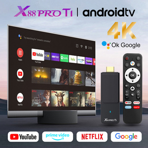 TV Stick X88 Pro T1 Rockchip RK3518 Android 14 2GB RAM 16GB ROM Smart Voice Remote TV Dongle con schermo per giocare - Product Image 1