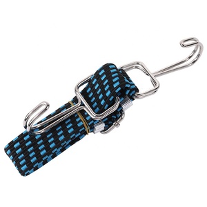 후크이있는 탄성 1mm 20mm 수하물 로프 오토바이 포장 로프 - Product Image 5