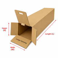 Boîtes d'expédition en carton ondulé Kraft RSC à fentes, personnalisables avec logo, taille sur mesure, écologiques, commande en gros directe usine, faible MOQ
