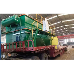 Unidad de máquina de flotación por aire disuelto (DAF) con motor PLC y recipiente a presión, con raspador de acero al carbono para recogida de aceite espeso y núcleo de motor. - Product Image 2