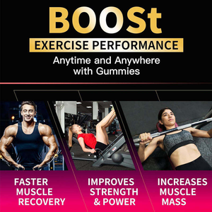 Caramelle gommose alla creatina monoidrato Private Label 5000mg 120 contare integratore per la forza muscolare aromatizzato alla frutta - Product Image 4