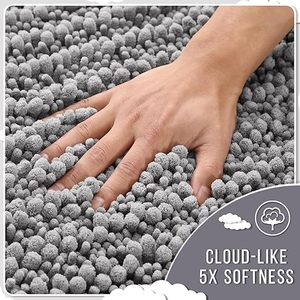 <span class=keywords><strong>Alfombra</strong></span> de <span class=keywords><strong>Baño</strong></span> Antideslizante de Chenilla de Lujo, <span class=keywords><strong>Alfombra</strong></span> de <span class=keywords><strong>Baño</strong></span> de 1.5 mm de Grosor para Uso Doméstico en <span class=keywords><strong>Baño</strong></span> y Aseo, Diseño Transfronterizo - Product Image 3