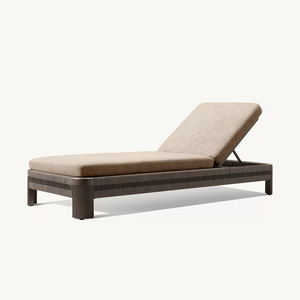 Tumbona de cuerda de aluminio duradera moderna, juego de jardín para exteriores, Hotel, Villa, junto a la piscina, tumbona, playa, sol y playa - Product Image 2