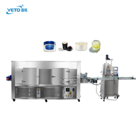 Ligne de production entièrement automatique pour le remplissage, le congélation, le pressage, le capsulage et l'étiquetage de bâtons de déodorant et de bougies parfumées d'ambiance