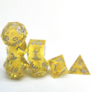 Jeu de dés en résine polyédriques avec Logo personnalisé Dnd <span class=keywords><strong>2022</strong></span> pour jeu de rôle - Product Image 2