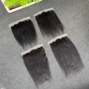 Frontal de encaje HD 13x4 13x6 de cabello humano virgen vietnamita 100% liso rizado, densidad 180% para mujeres negras, tamaños 16, 18, 20 pulgadas - Product Image 6