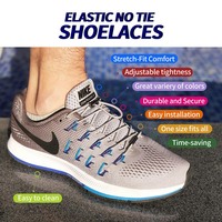 Lacets rapides à verrouillage en métal élastiques sans cravate lacets demi-cercle pour chaussures pour enfants et adultes lacets de baskets lacets paresseux