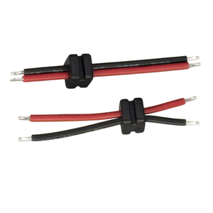 Üreticiye Özel 1007 Kırmızı-Siyah PVC 22AWG Kalaylı Bakır 2 Çekirdekli Kablo Uçlu Konnektör Kablo Demeti - Product Image 2