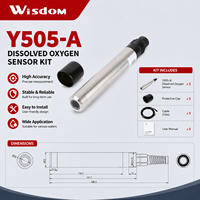 Sensor de Oxígeno Disuelto por Fluorescencia 0-50mg/L IP68 RS485 Modbus, Sonda DO para Estanques de Peces, Estanques de Camarones, Monitoreo de Acuicultura