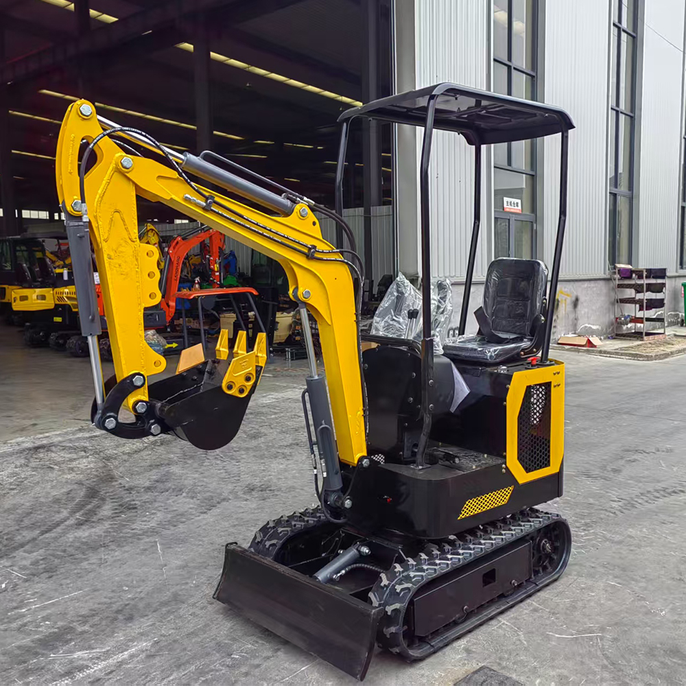 Best Price 1 Ton Micro Crawler Excavator Mini Digger with 1 Year Warranty Includes Construction Attachments