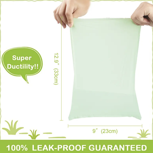 Sacs à déjections canines biodégradables écologiques en gros, logo imprimé personnalisable, livraison directe disponible - Product Image 4