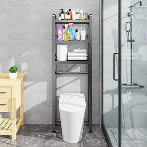 Factory Direct Stainless Steel Rack Toilet Cabinet Shelving Kitchen <strong>Washing</strong> <strong>Machine</strong> Rack Bathroom Space-saving <strong>Shelf</strong> - Product Image 4