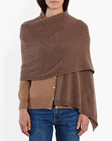 Écharpe châle en cachemire et laine pour femme, maxi, personnalisée, unie, tricotée, pour l'hiver