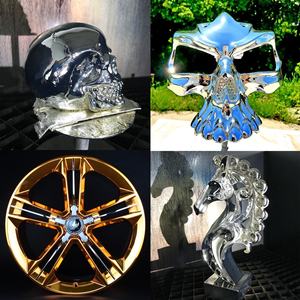 Système de peinture au chrome par pulvérisation sans pollution, machine de placage au chrome pulvérisable pour pièces métalliques - Product Image 5