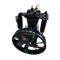 Tête de pompe de compresseur d'air à piston APCOM 3065 3080 3090 AW65 AV65 AW90, type moteur à essence, finition mate en acier