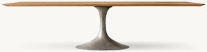 Rh Amerikaanse Massief Houten Tafelblad Eettafel - Product Image 3