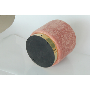 <span class=keywords><strong>Tabouret</strong></span> de rangement en tissu velours côtelé, 4 pièces, décor rond recouvert, garniture métallique, mobilier de salon, de maison, <span class=keywords><strong>tabouret</strong></span> et repose-pieds - Product Image 3