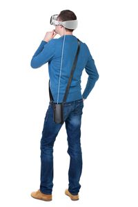 Étui de transport rigide en cuir tout-en-un pour <span class=keywords><strong>Apple</strong></span> Vision Pro Virtual Reality VR Headset Accessories - Product Image 6